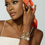 Woman wearing jewelry