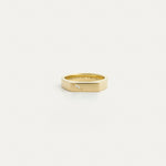Gold ring with diamonds