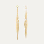 Broken Statement Earrings with Diamonds