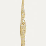 Broken Statement Earrings with Diamonds