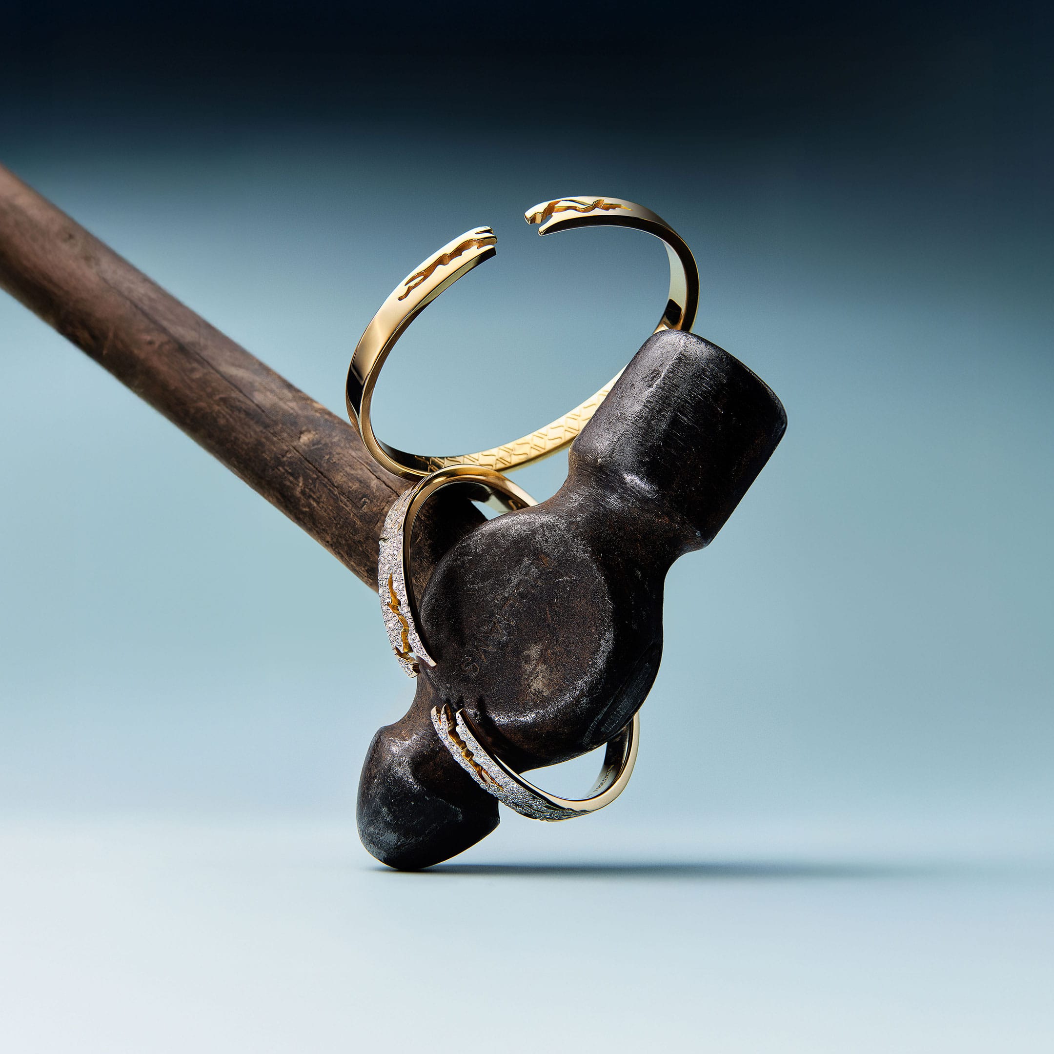 Hammer with two rings