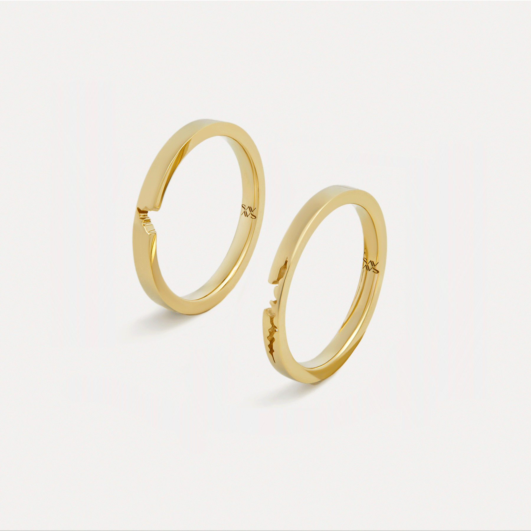 Broken Set of 2 Stacking Rings