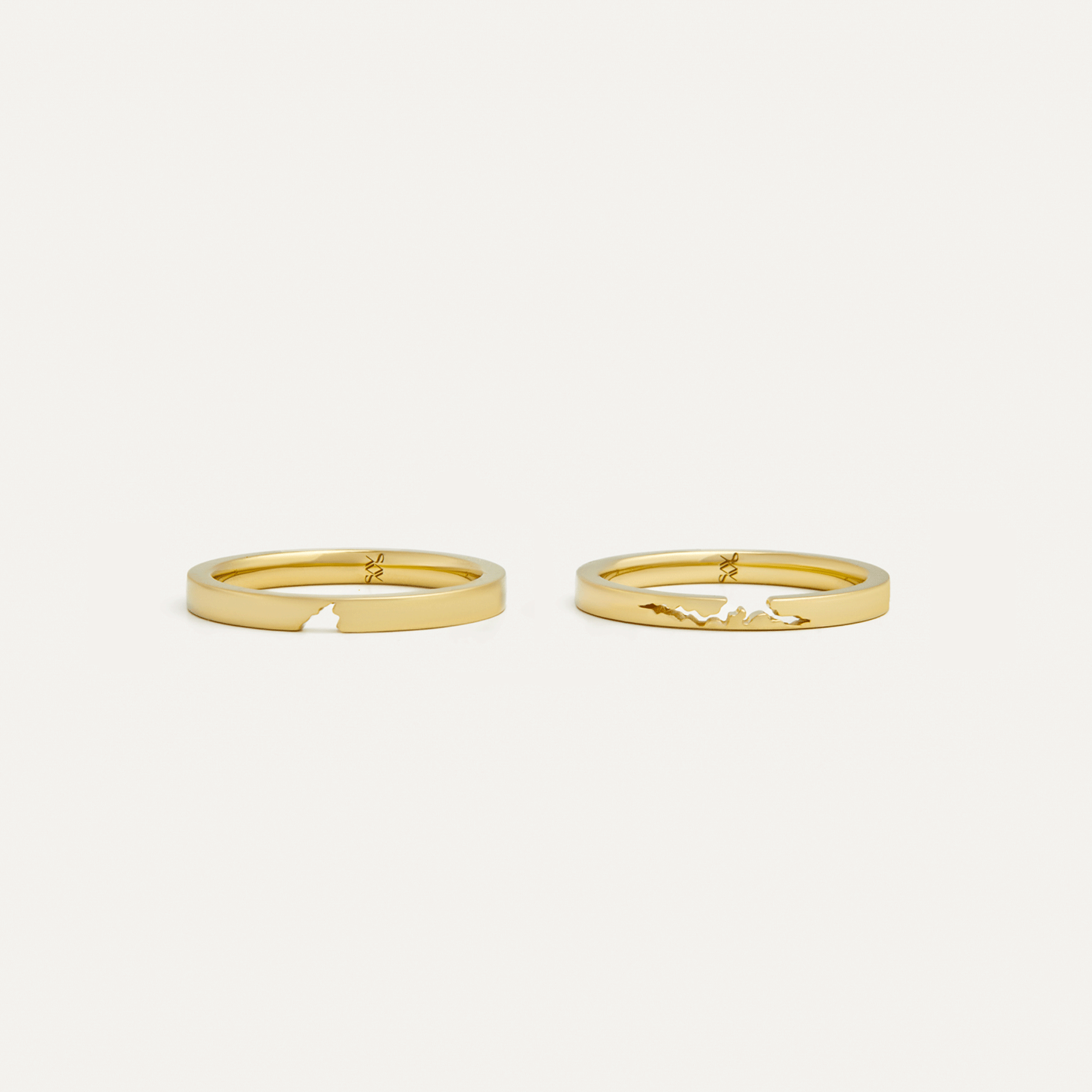 Broken Set of 2 Stacking Rings
