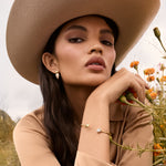 Emergence Diamond Pear Jacket Studs