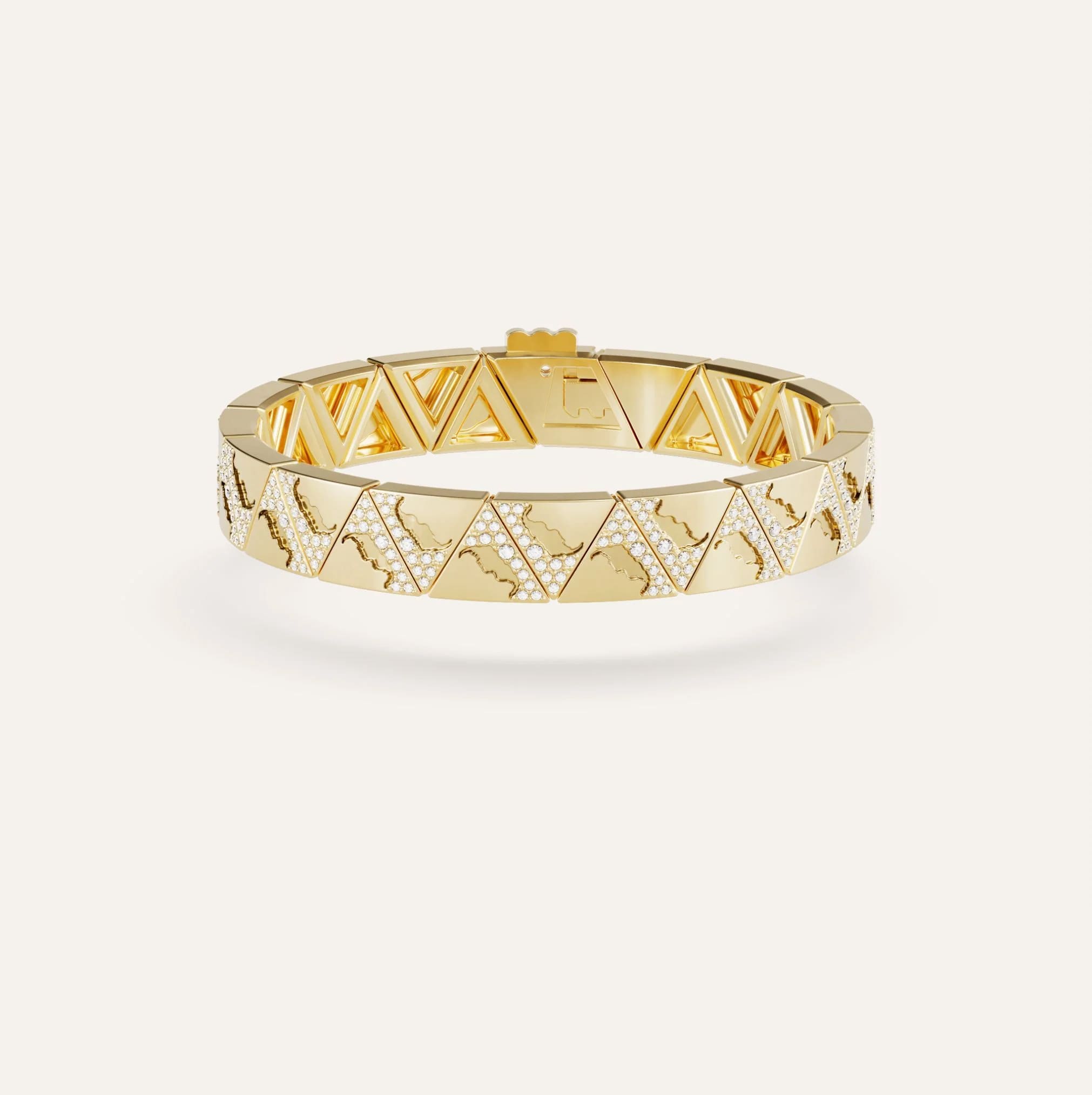 Broken Wide Triangle Bracelet