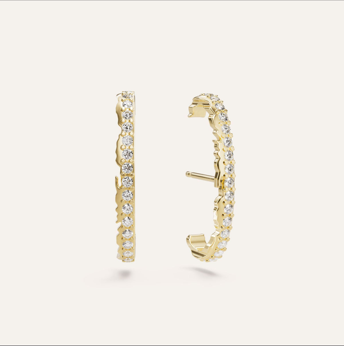 Broken Suspender Earring (Single)