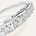 Broken Edge Eternity Band White Gold