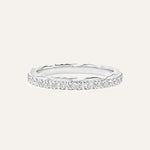 Broken Edge Eternity Band White Gold