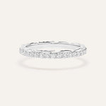 Broken Edge Eternity Band White Gold