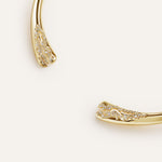 Broken Collar with Pavé Diamonds