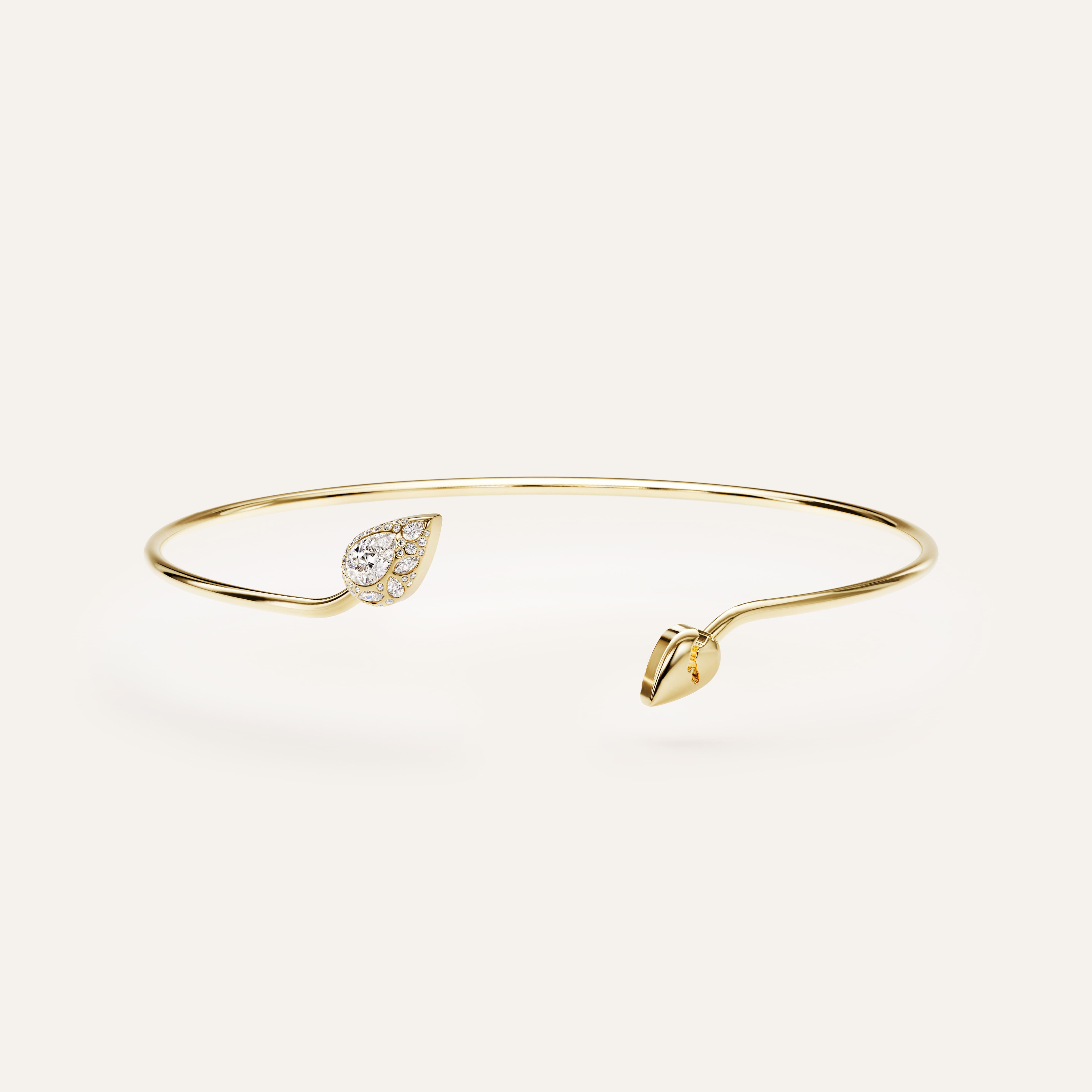 Broken Pear Diamond Choker