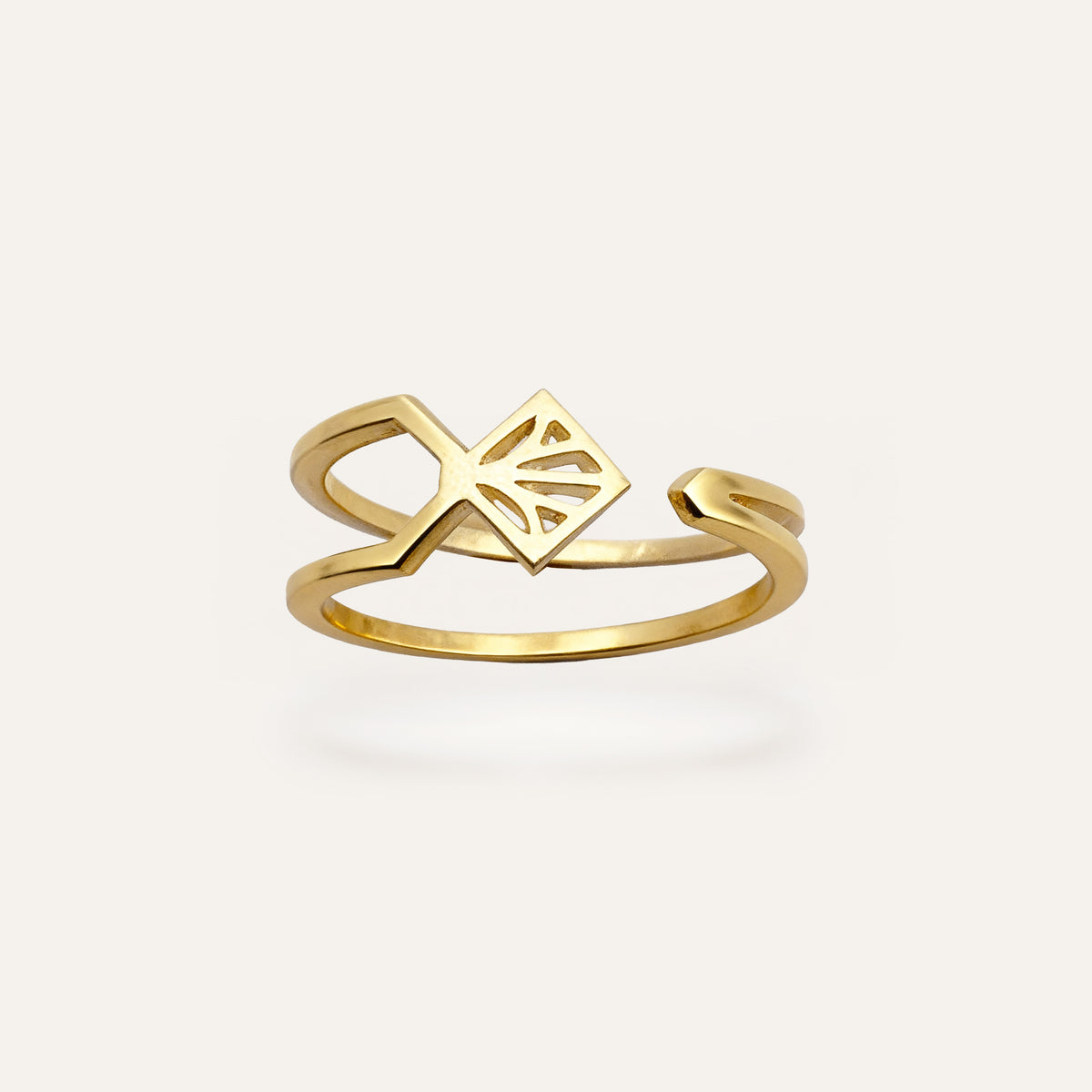 Solid Gold Carrot Ring