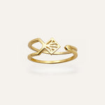 Solid Gold Carrot Ring