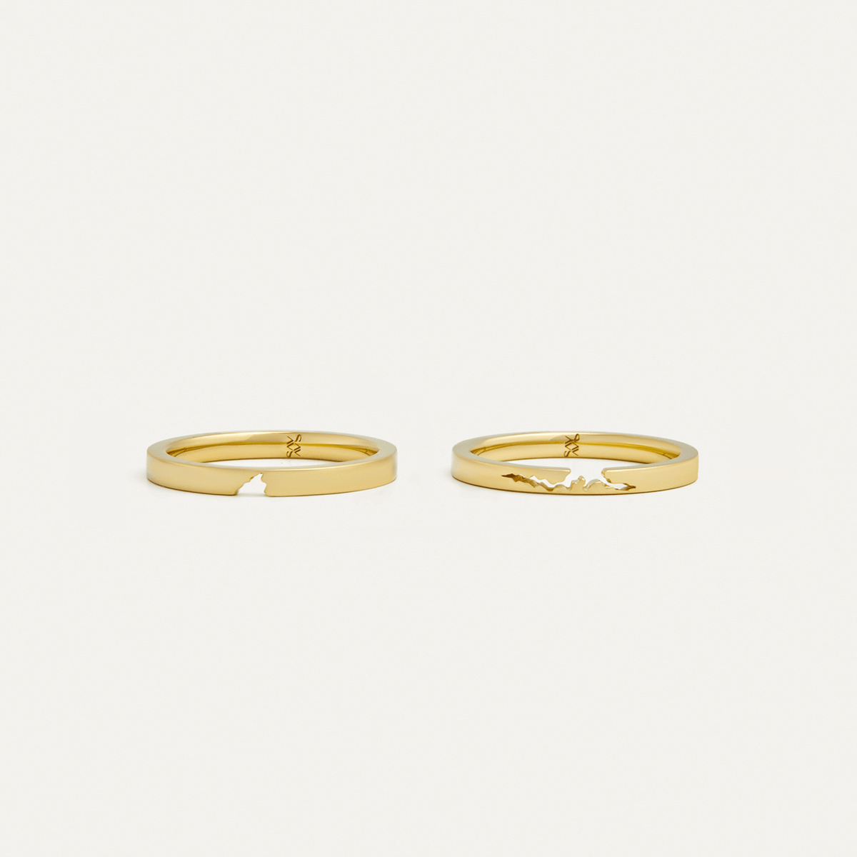 Broken Set of 2 Stacking Rings